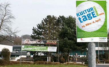 Kulturtage der Stadt Lohmar von Frank Engel Plakat und Banner