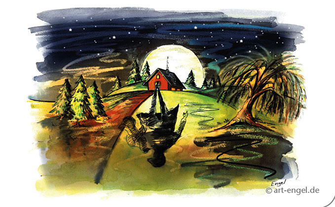 Der Dieb und der Mond von Anja Weingarten und Frank Engel 