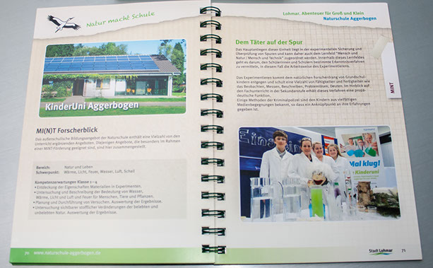 Natur macht Schule Programm 2014 und NaBu