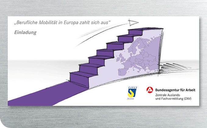 Einladungskarte für Auslands- und Fachvermittlung (ZAV), Frank Engel